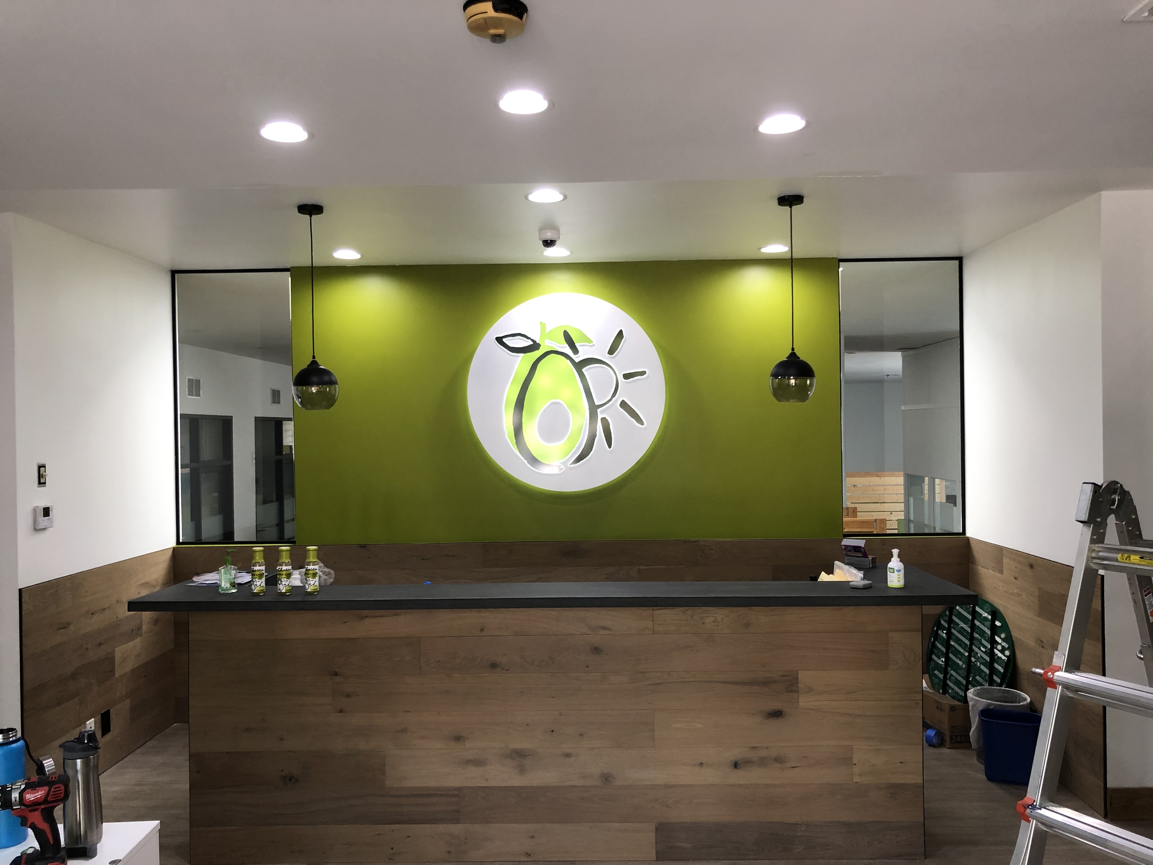 Indoor custom sign designed and installed