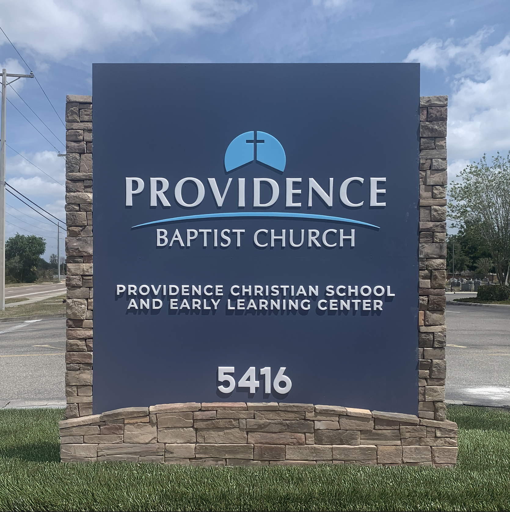 Providence Baptist Church Signage in Tampa