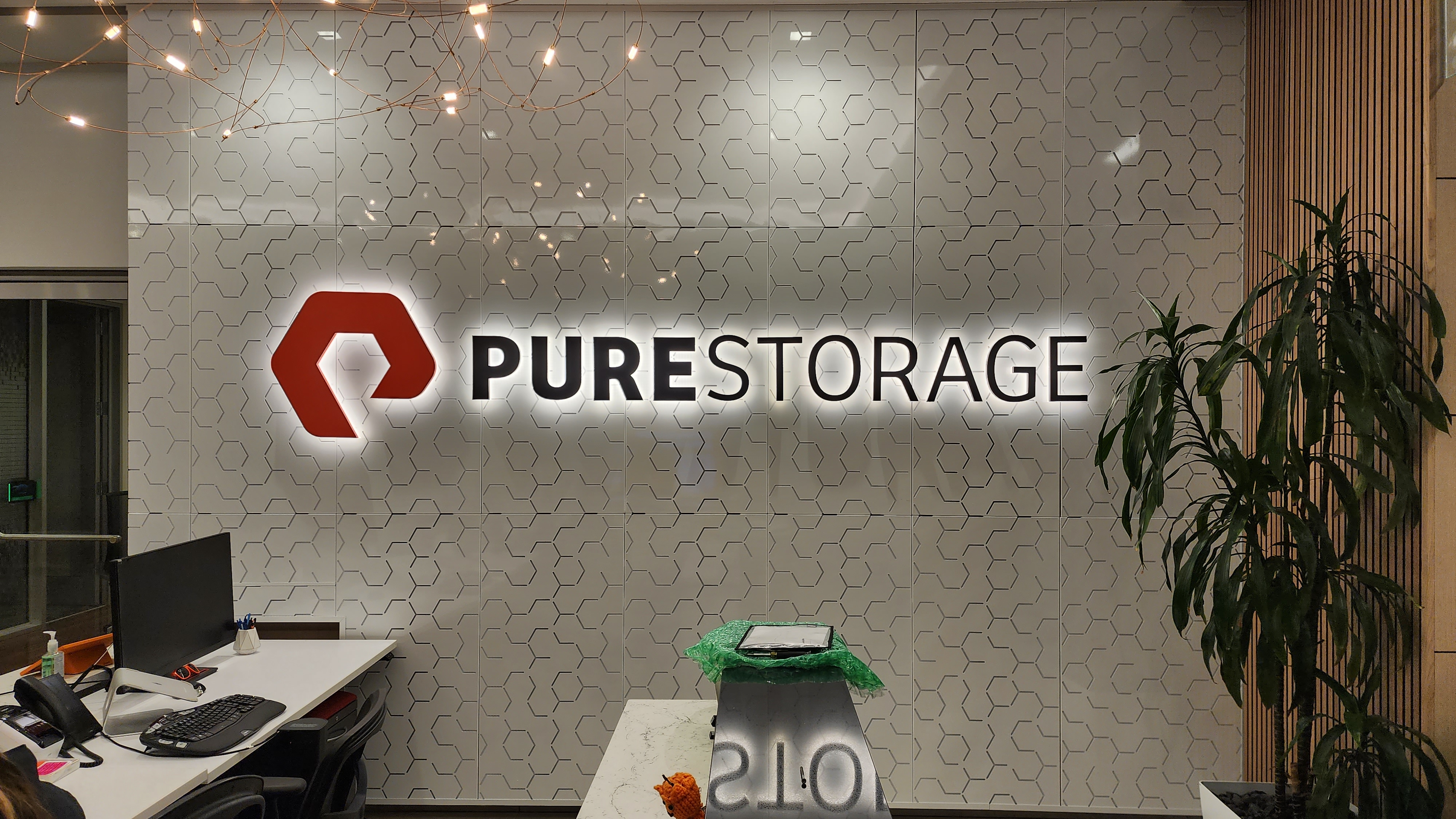 Interior Sign for Pure Storage