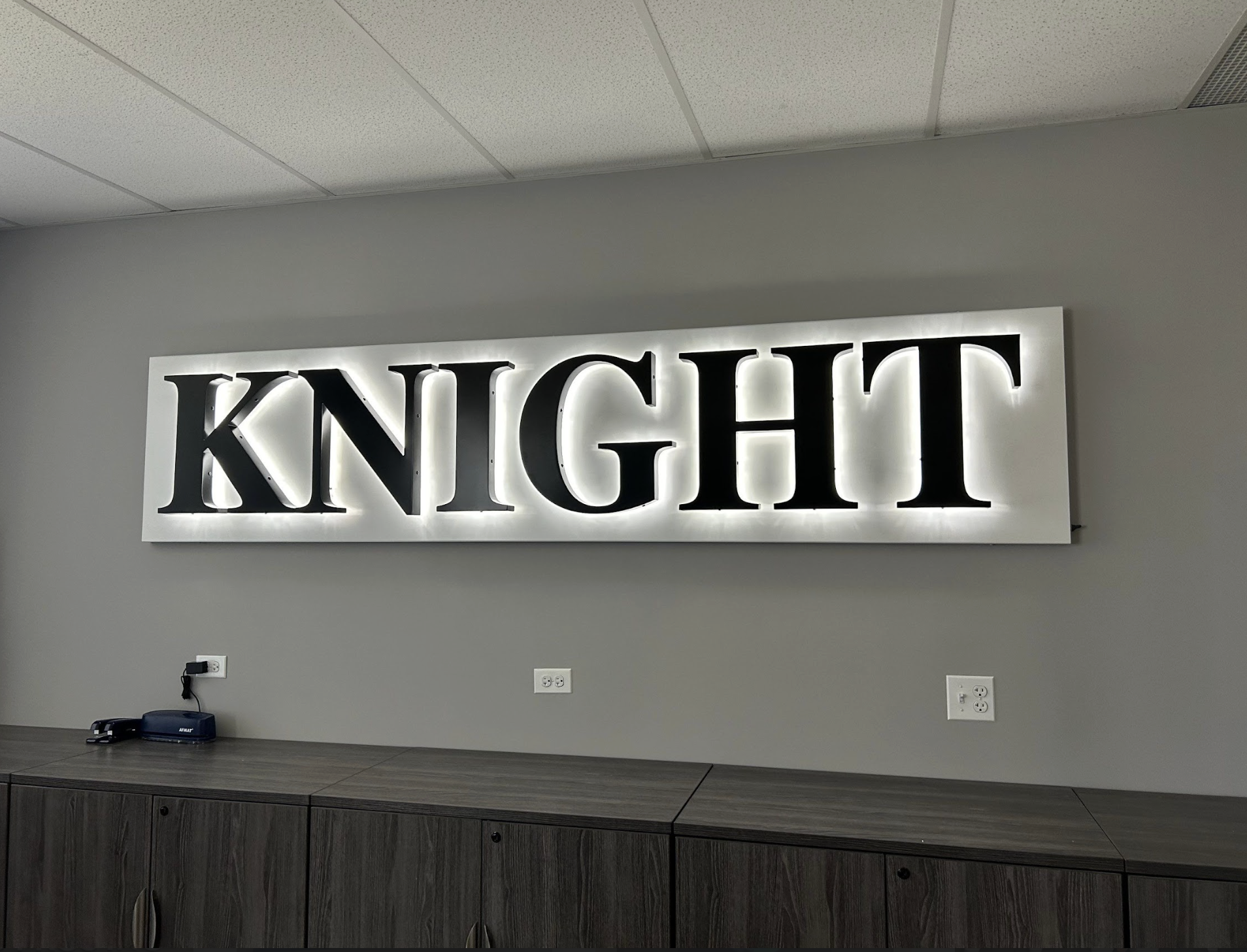 Knight Backlit Signs by Captivating Signs